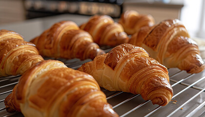 fresh croissant 