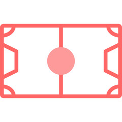 Football Ground Line Fill Icon
