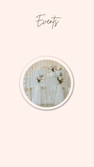 Minimalist Instagram Highlight Covers, Pastel Colors, Lifestyle