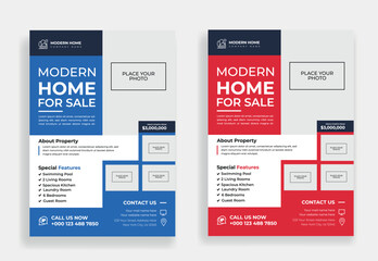 Real Estate Flyer Template print design