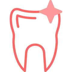 Tooth Line Fill Icon