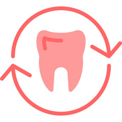 Teeth Line Fill Icon