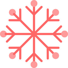 Snowflake Line Fill Icon