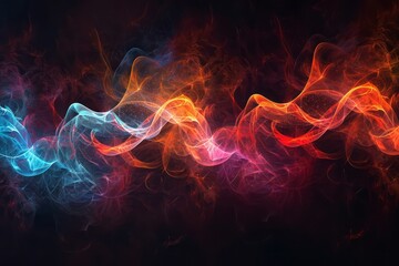 Abstract shapes digital artwork