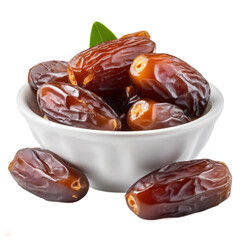 Dried dates in a bowl