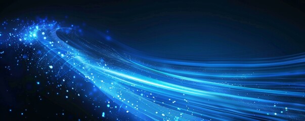 Fototapeta premium KScurved beam in the style of neon purple five lines.