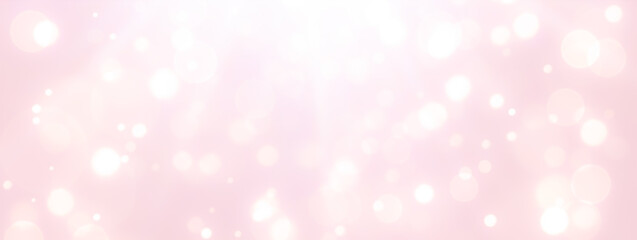 pink background with bokeh