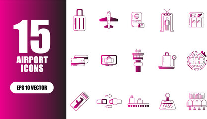 Airport Icon Collection