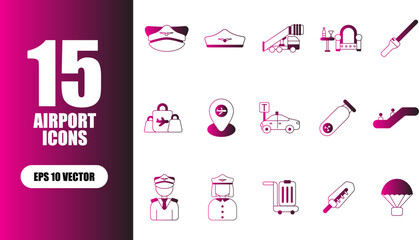 Airport Icon Collection