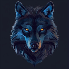 wolf head vector, tiger head avatar, animal logo, minimal logo, symbol of power, game avatar, wolf