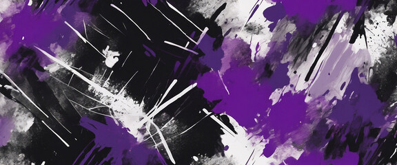 black and purple abstract expressionist painting illustration wallpaper