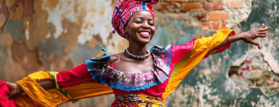 African American granny leading juneteenth celebration 4K Video