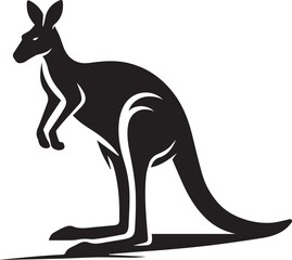 Kangaroo Silhouettes EPS Kangaroo Vector Kangaroo Clipart	