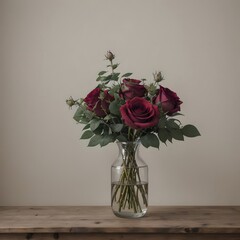 Naklejka premium bouquet of red roses