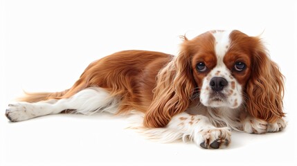 Fototapeta premium A Cavalier King Charles Spaniel