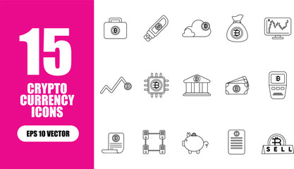 Cryptocurrency Icon Collection