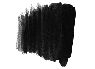 Pinselfläche als unordentlich Hintergrund mit schwarzer Farbe © kebox