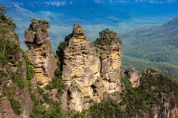 Keuken foto achterwand Three Sisters The Three Sisters, Blue Mountains National Park, NSW, Australia