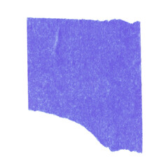 Abgerissener Klebestreifen mit lila Farbe