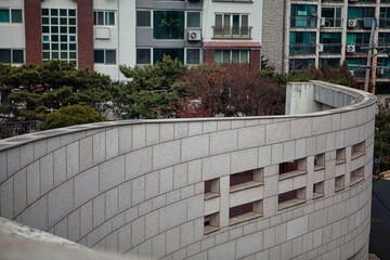 화강석 조형벽체