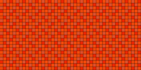 Nahtloser Kachelhintergrund mit bunten Pixeln in rot