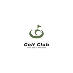golf logo icon vector template