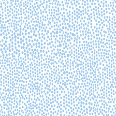 A pattern of blue oval dots on a white background.