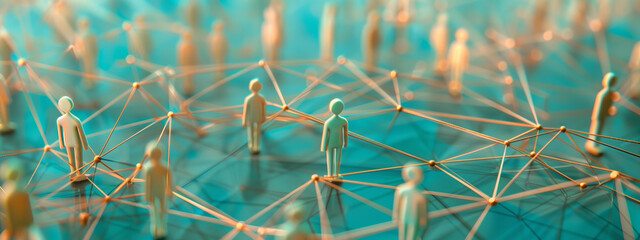 abstract human resource and world wide web concept, recruitment management.