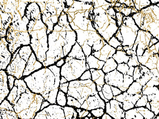 Black and Gold Marbling Texture design for poster, brochure, invitation, cover book, catalog. Vector