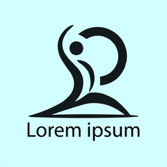 a yoga logo design for brand