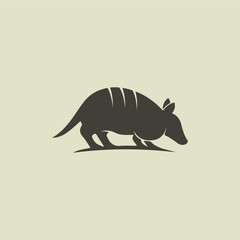 using a unique and interesting abstract armadillo concept