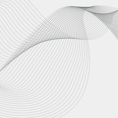Abstract wavy line background dynamic sound wave wavy pattern stylish line art and web background