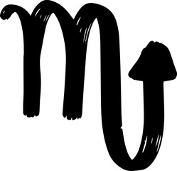 Zodiac symbols horoscope illustrations Scorpio