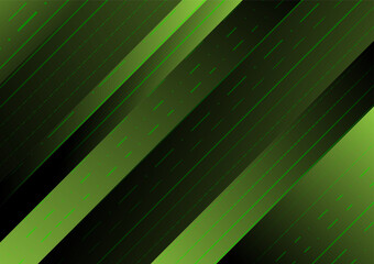 Obraz premium Abstract futuristic background with glowing green light effect.Vector illustration.