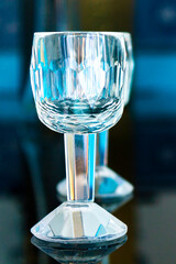 Elegant shot glasses like crystal in Germany.