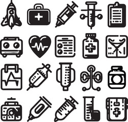 medicel safety icon  vector illustration