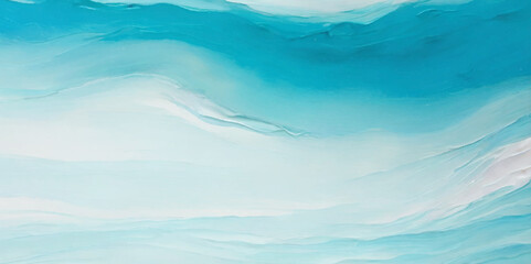 Obraz premium Abstract watercolor soft blue print sea water ocean background. Soft blue sea watercolor liquid fluid texture background.