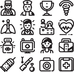 medicel safety icon  vector illustration