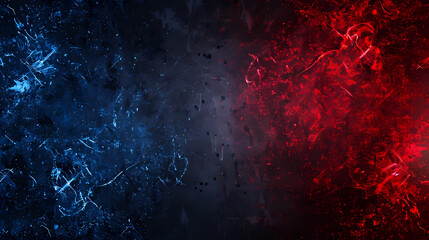 Blue and Red Textured Abstract Background - obrazy, fototapety, plakaty