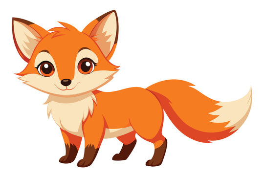 Baby Fox Vector Illustration Design