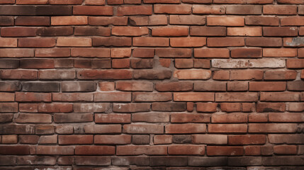 Obraz premium Abstrakcyjne ceglane tło - murowana ściana z cegły, tapeta pod graffiti. Surowa nowoczesna sztuka