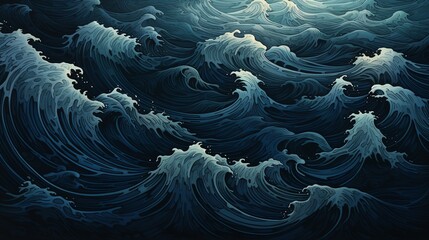 VelvetVortex linocut a whirlpool of tactile dreams spiraling into soft dark depths