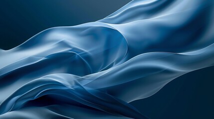 Obraz premium blue elegant abstract waves