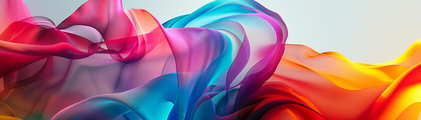 Combine advanced graphic technology with abstract shapes to produce a one-of-a-kind digital artwork