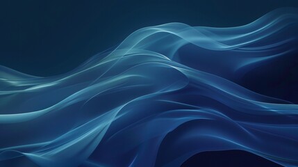 Obraz premium blue elegant abstract waves
