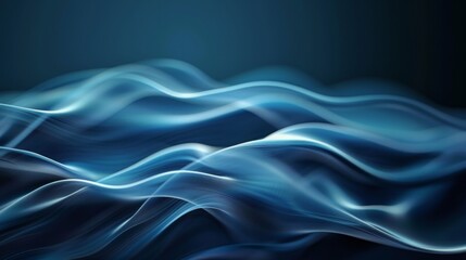 Fototapeta premium blue elegant abstract waves