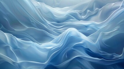 Obraz premium blue elegant abstract waves