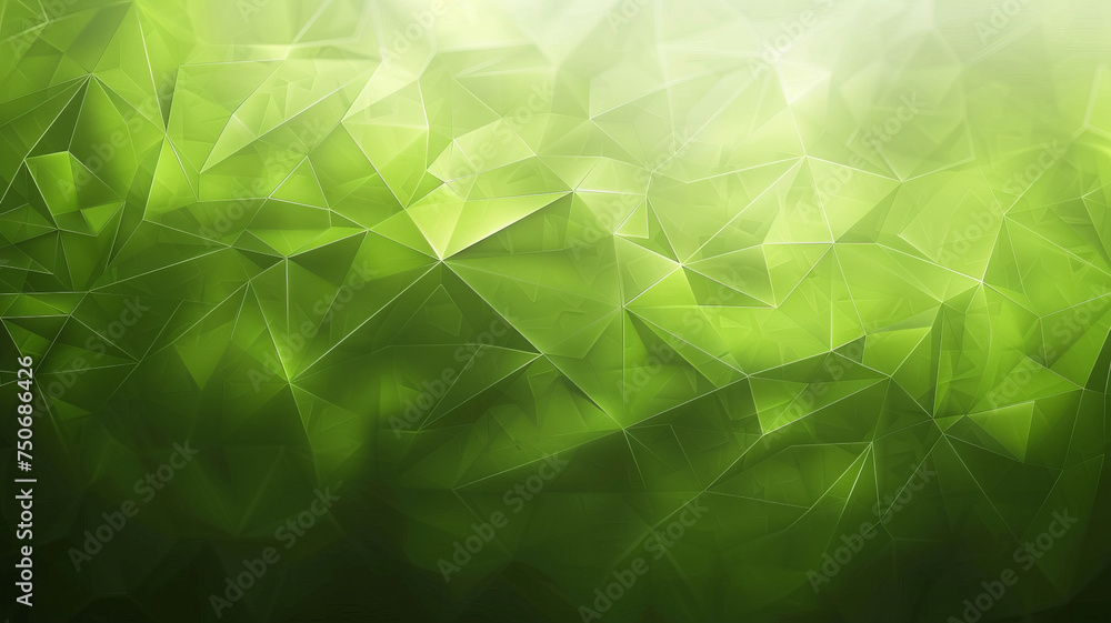 Wall mural green abstract green light abstract ,background polygon elegant background and frame background,gene