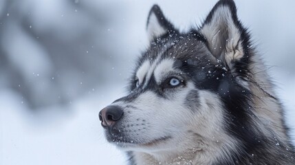 Naklejka premium An Alaskan Malamute
