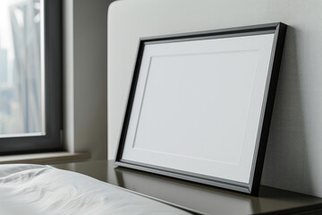 Horizontal Frame Mockup, Empty Layout., Frame blank mock up